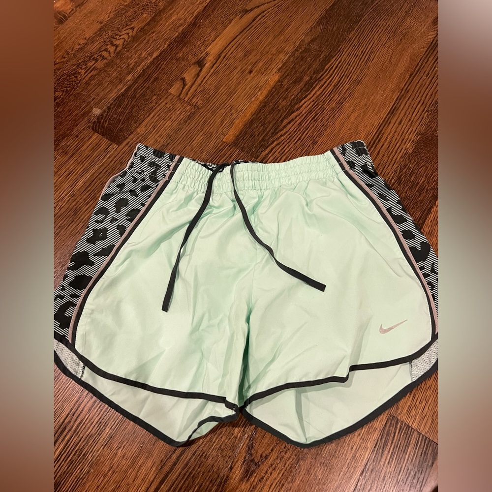 nike mint green athletic shorts